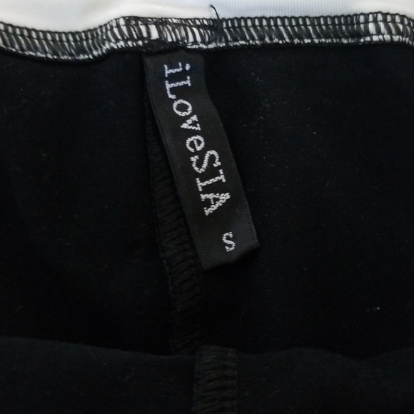 Colorblock Athletic Leggings with Pocket - Picture 6 of 9